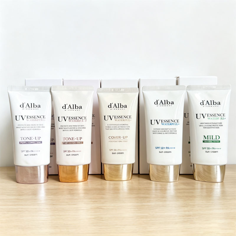 D'Alba UV Essence Waterfull Su - đánh giá và giá Luxury Skincare Brands